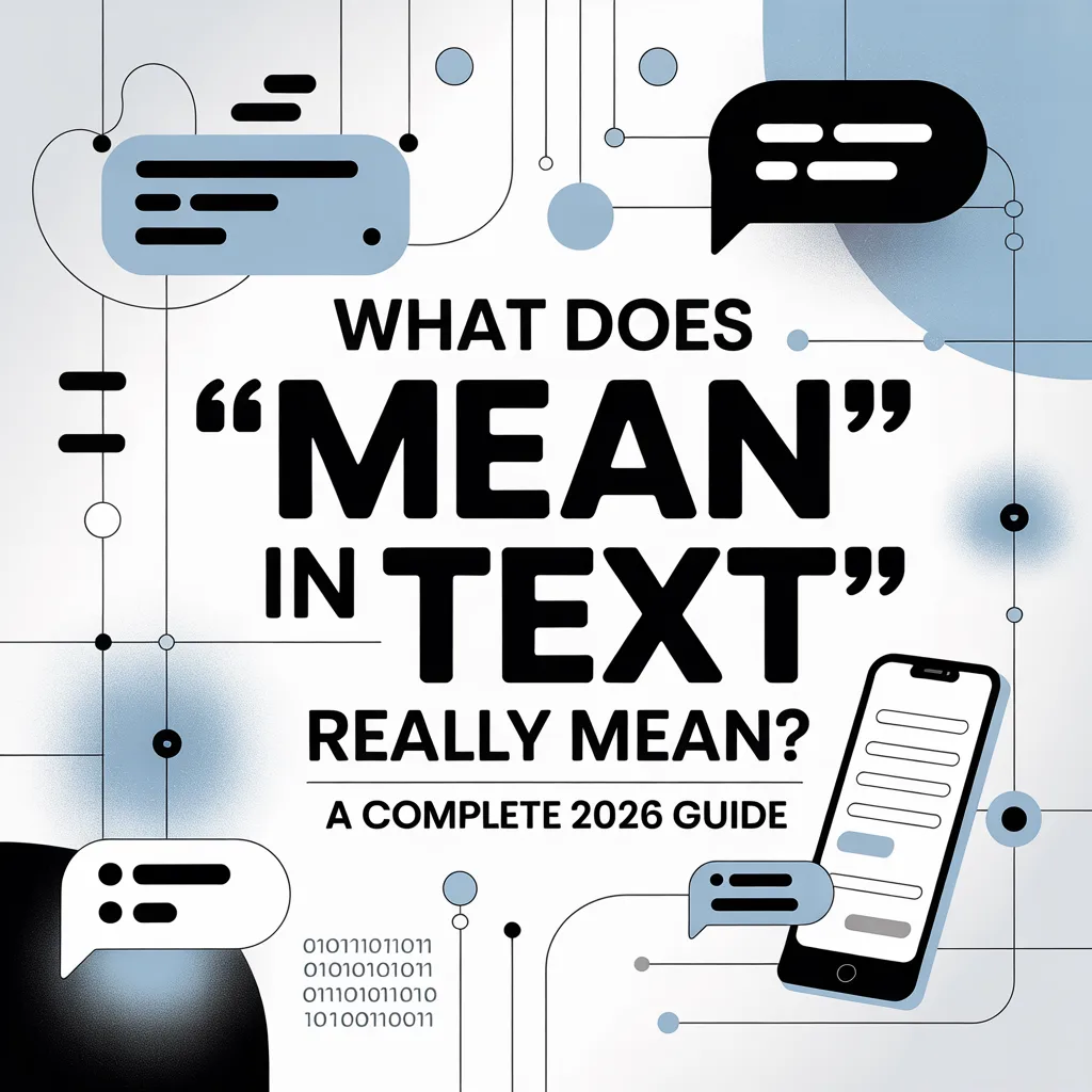 What Does “Mean in Text” Really Mean? A Complete 2026 Guide